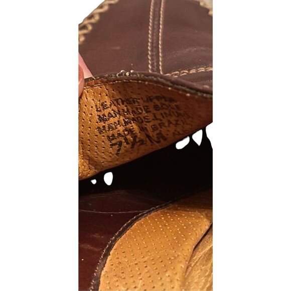 Nurture Aloha Womens Brown Slides Slip-On Leather Clogs Shoes Size 7.5M - Picture 16 of 16